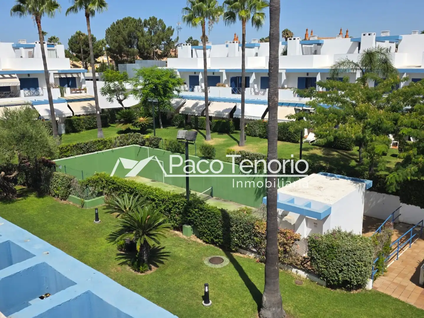 Garten von Einfamilien-Reihenhaus zum Verkauf in Islantilla mit Terrasse, Möbliert und Waschmaschine