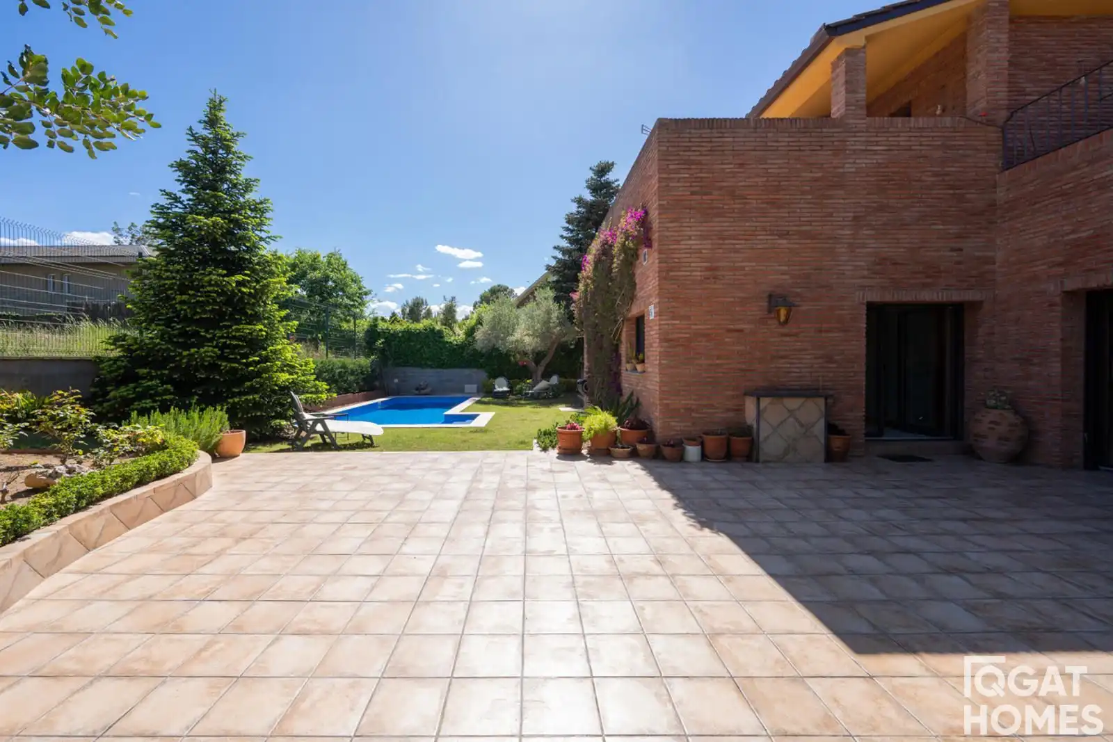 Terraza de Casa o chalet de alquiler en Sant Cugat del Vallès con Aire acondicionado, Calefacción y Jardín privado