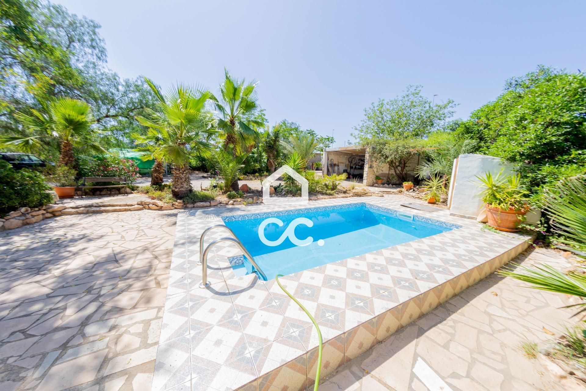 Swimming pool of Country house for sale in Lorca  with Air Conditioner, Heating and Private garden