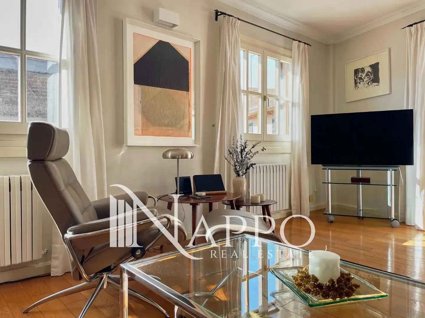 Sala d'estar de Àtic en venda en  Palma de Mallorca amb Aire condicionat, Calefacció i Traster