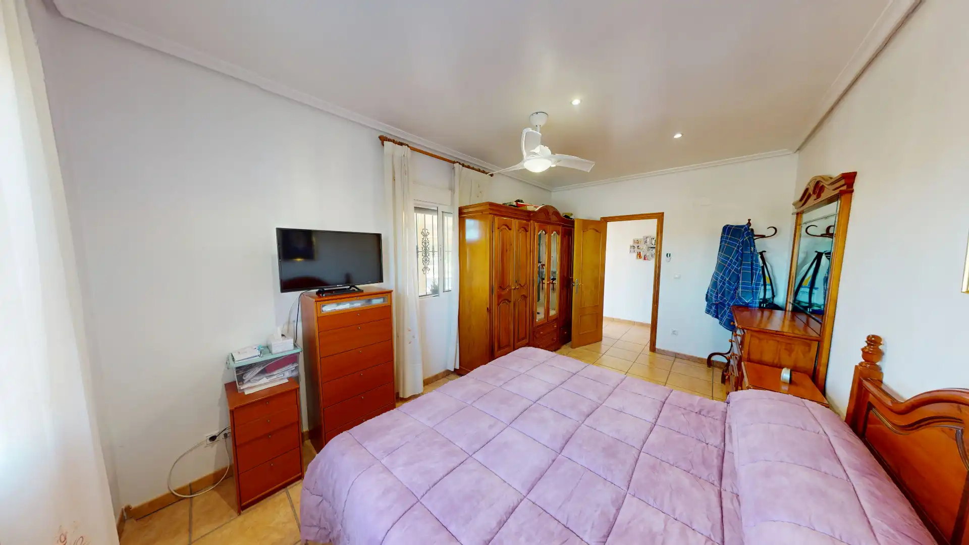 Dormitori de Casa o xalet en venda en Elche / Elx amb Aire condicionat, Jardí privat i Terrassa