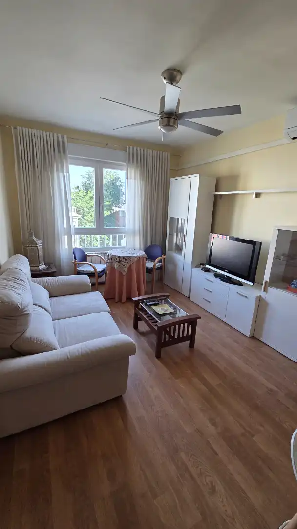 Living room of Apartments for rent in Madrid  with Air Conditioner, Heating and Furnished