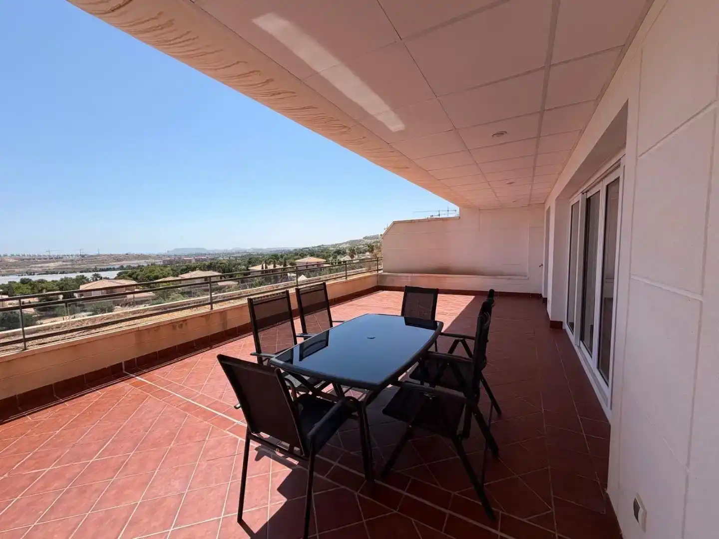 Terrasse von Wohnung zum Verkauf in Mutxamel mit Klimaanlage, Schwimmbad und Balkon