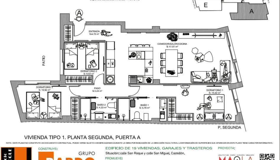 Foto 1 de Pis en venda a Carrer de Sant Roc, 55, Plaza Illes Columbretes, Castellón