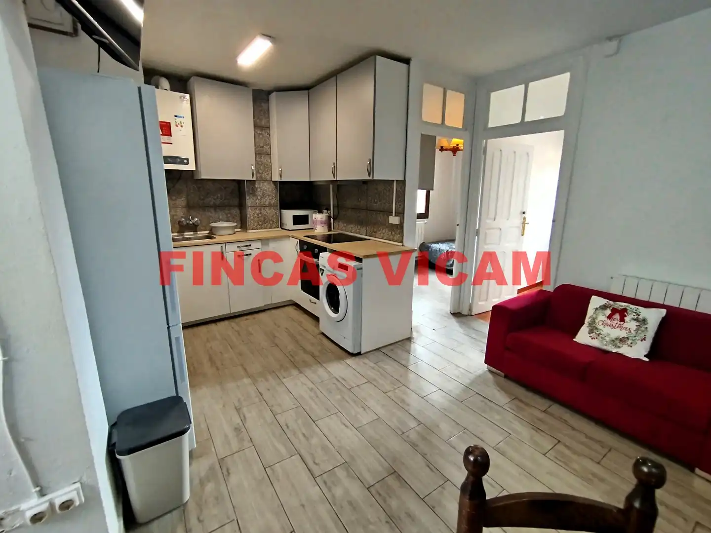 Kitchen of Flat for sale in Huesca  with Heating, Furnished and Oven