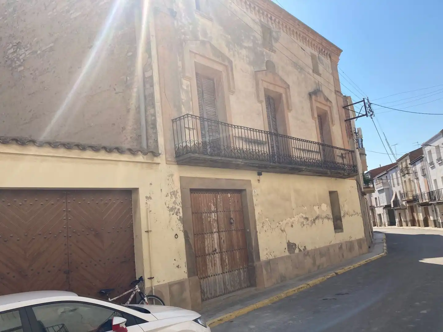 Vista exterior de Casa o chalet en venta en Bellcaire d'Urgell con Jardín privado