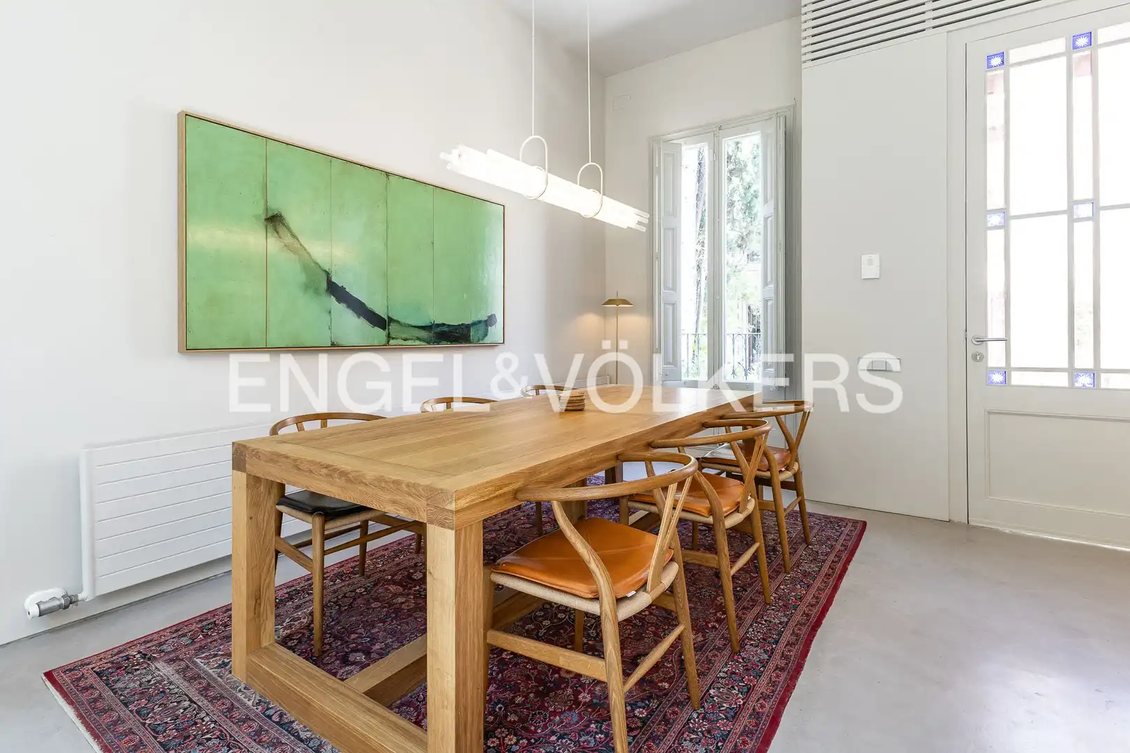 Dining room of Houses for rent in Barcelona  with Air Conditioner, Heating and Private garden