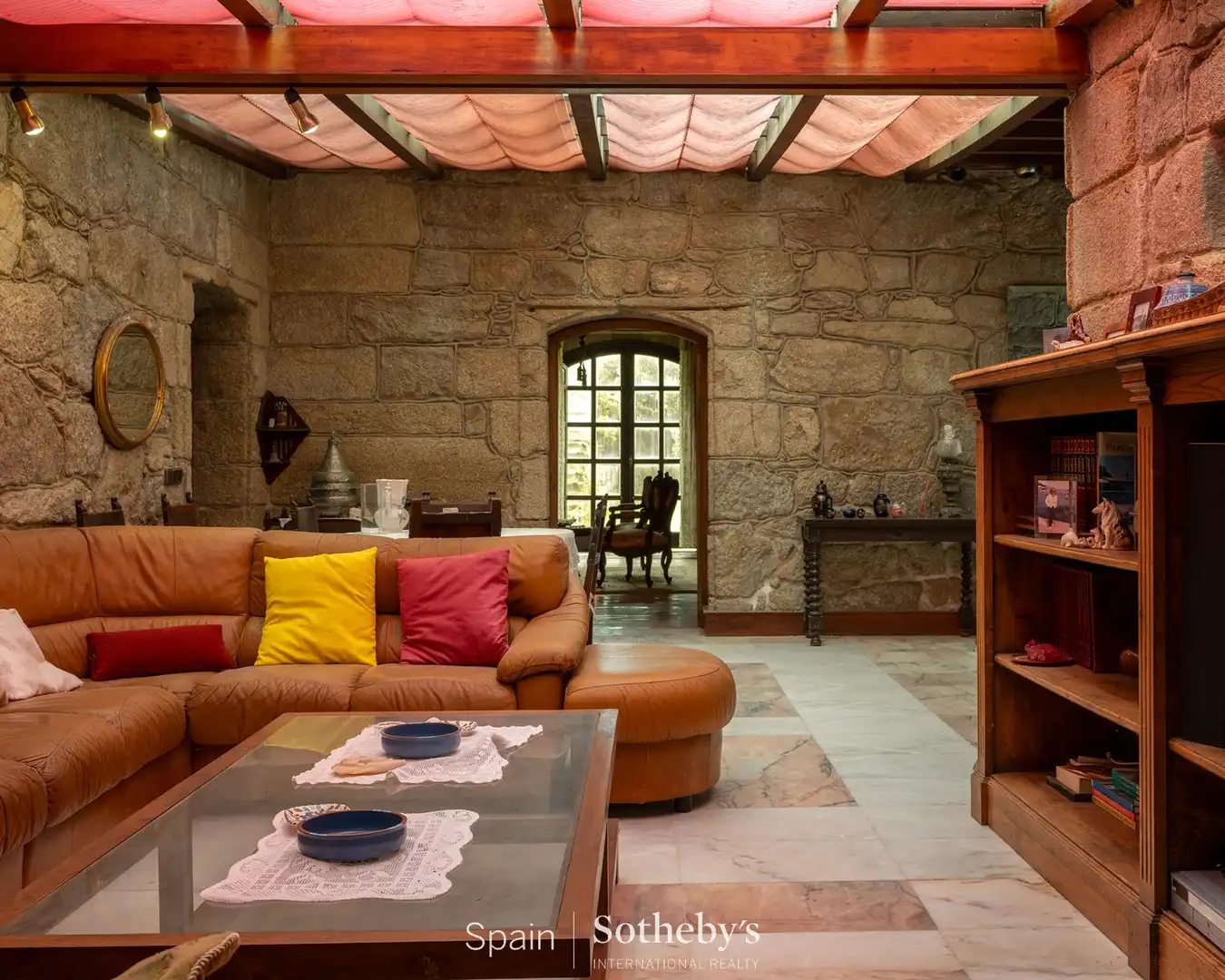 Sala de estar de Finca rústica en venta en Cee con Jardín privado, Terraza y Trastero