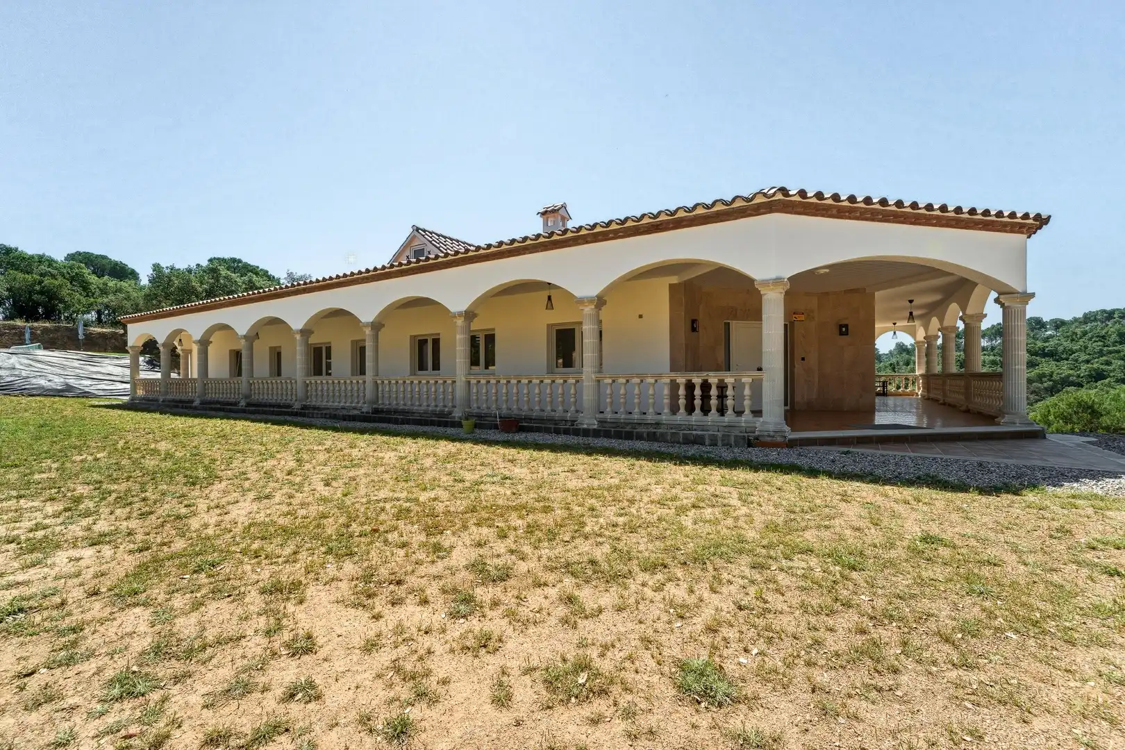 Außenansicht von Country house zur Miete in Tossa de Mar mit Privatgarten, Alarm und Gemeinschaftspool