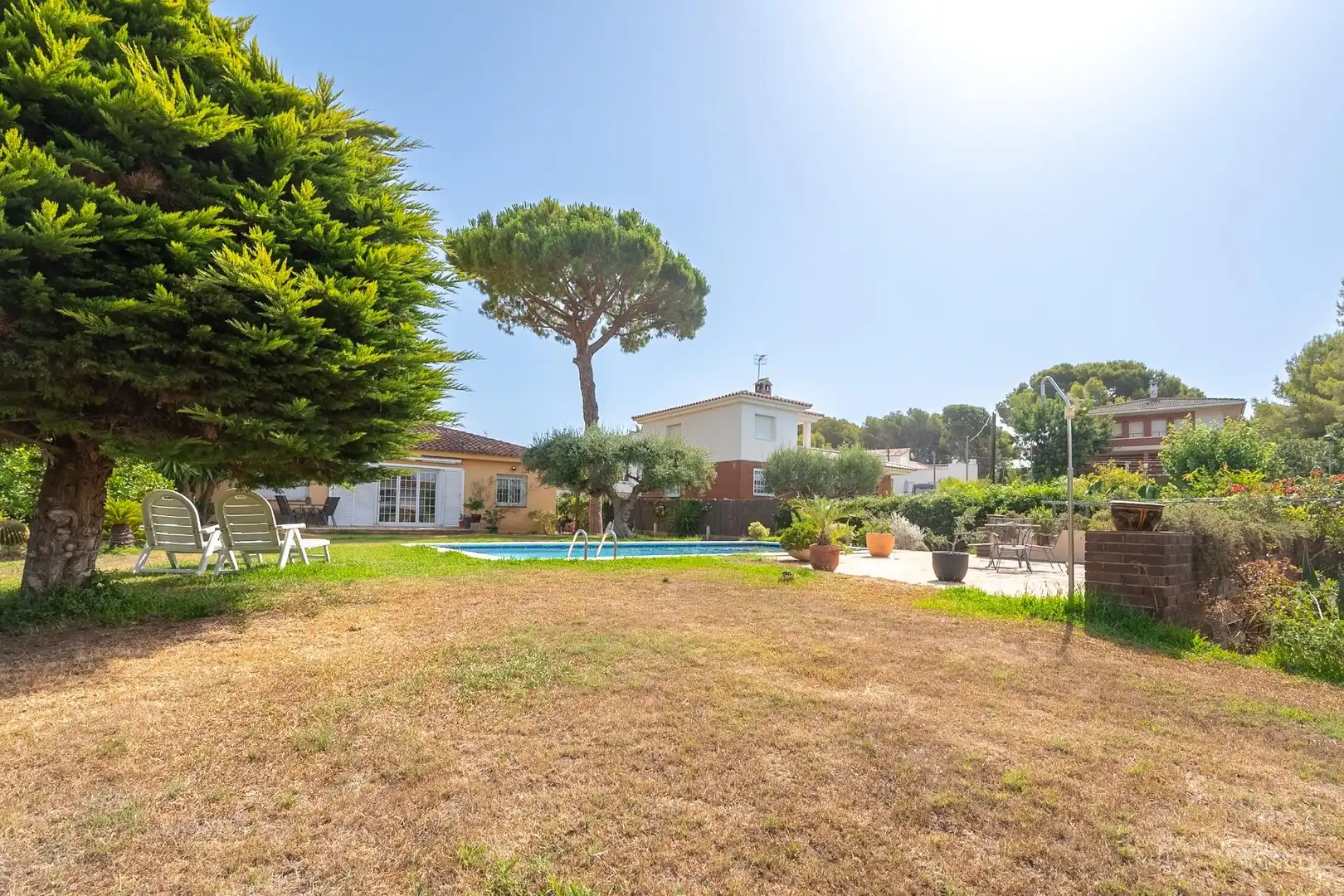 Garden of Houses for sale in Cunit  with Heating, Private garden and Swimming Pool