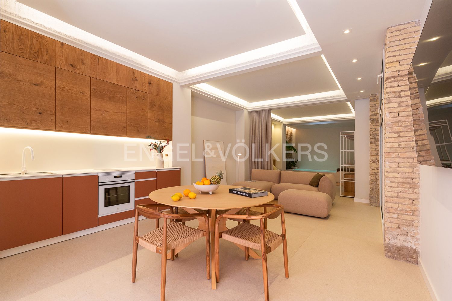 Living room of Flat to rent in  Valencia Capital  with Air Conditioner, Heating and Terrace