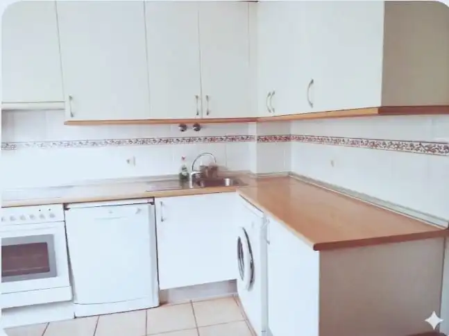Cocina de Casa adosada en venta en El Álamo con Aire acondicionado, Calefacción y Jardín privado