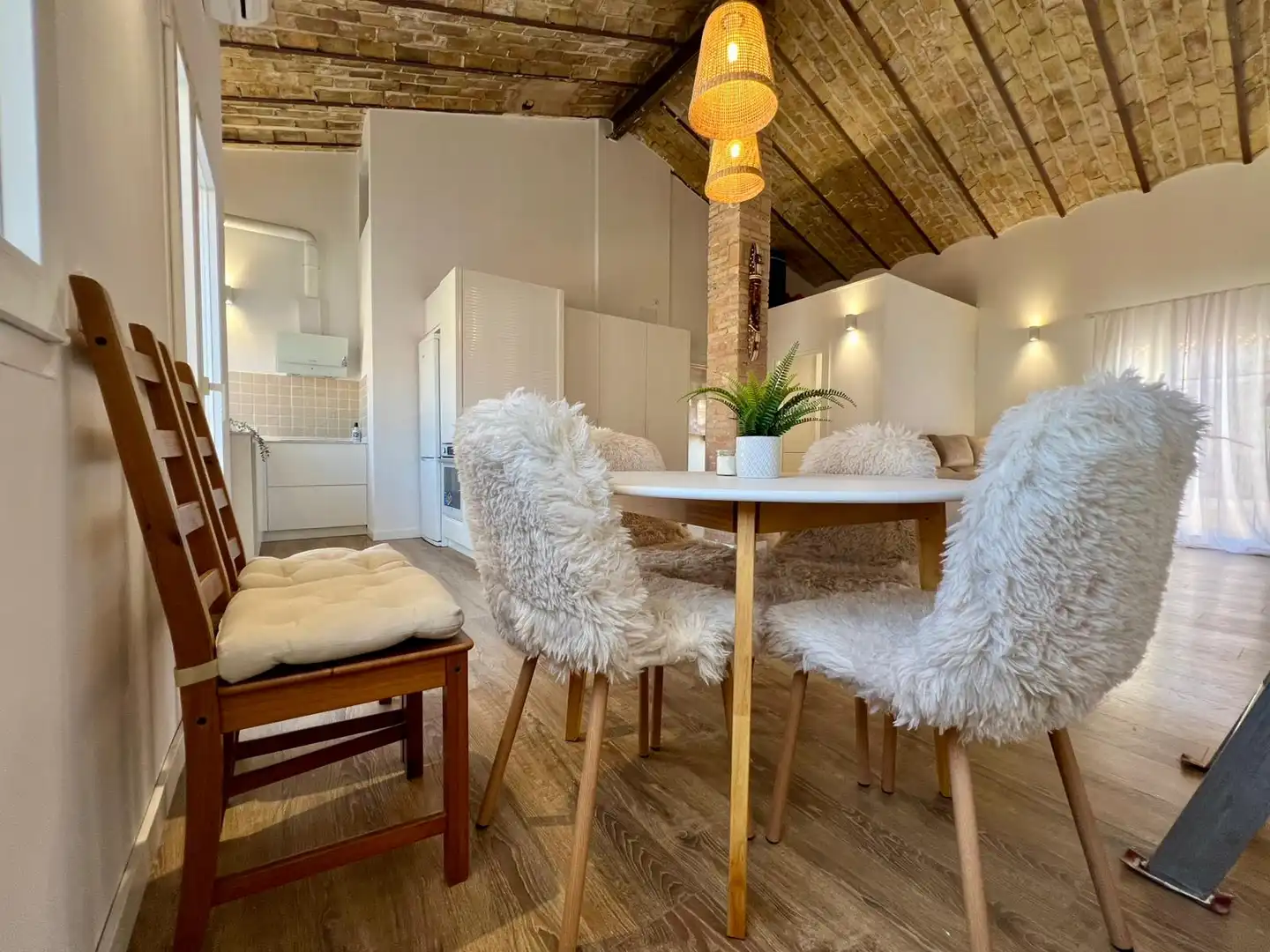 Comedor de Piso de alquiler en Sagunto / Sagunt con Aire acondicionado, Amueblado y Horno