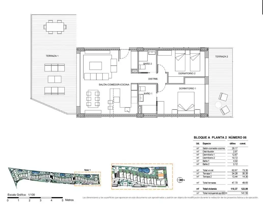 Appartement compact avec piscine à vendre à La Nucia Pueblo, imagen 2