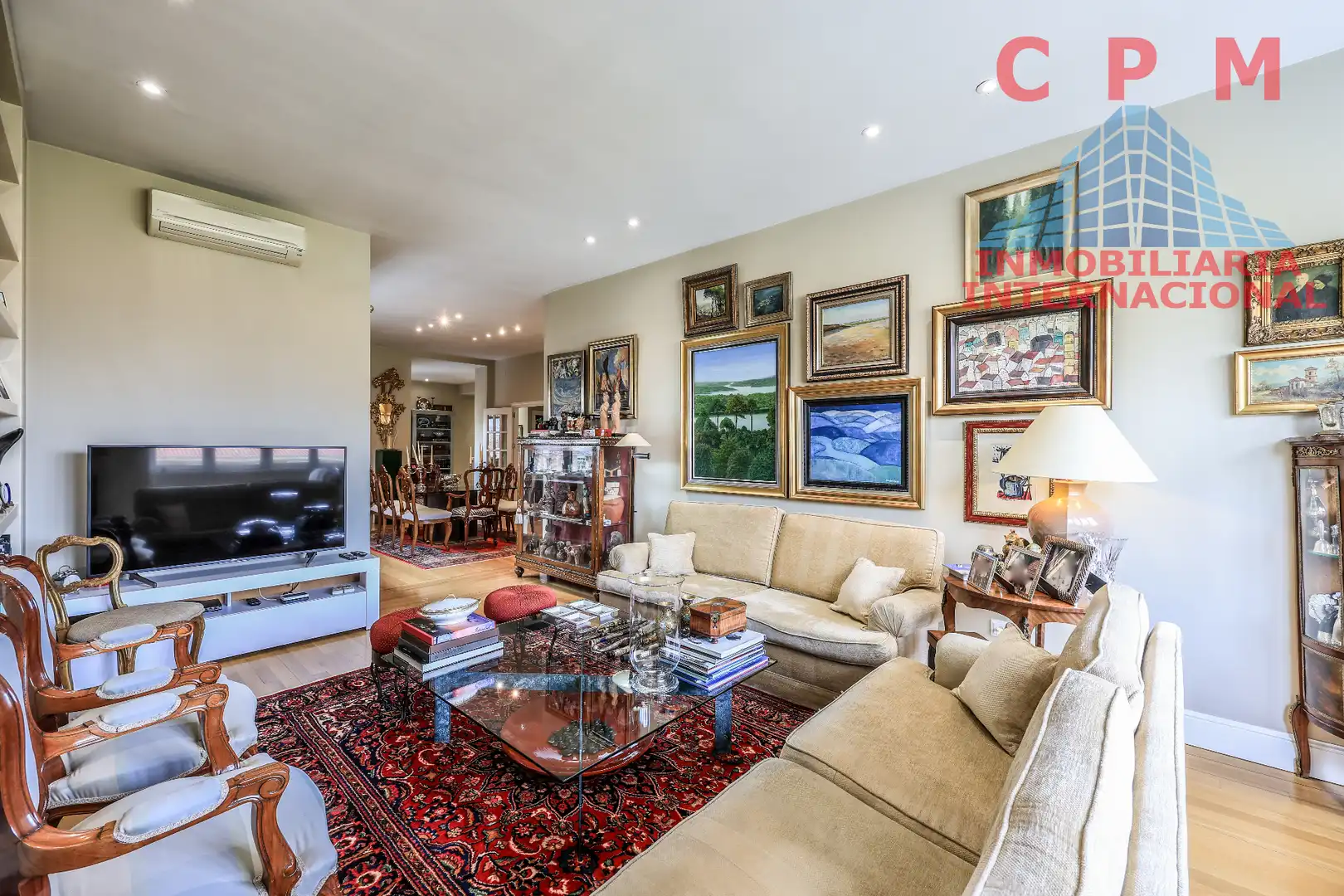 Sala de estar de Piso en venta en Madrid con Aire acondicionado, Calefacción y Parquet
