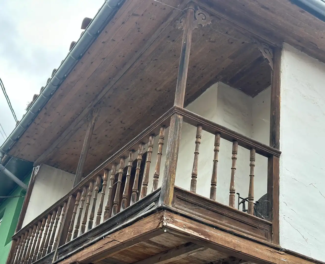 Balcony of Houses for sale in Castrillón  with Private garden and Balcony