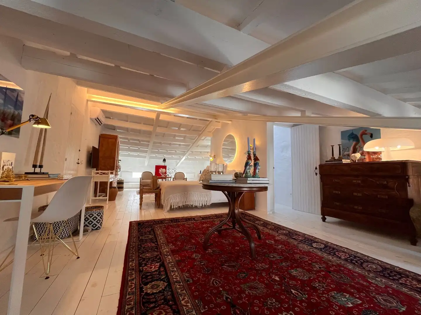 Wohnzimmer von Country house zum Verkauf in Es Migjorn Gran mit Klimaanlage, Heizung und Privatgarten