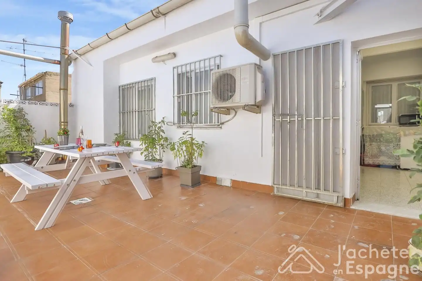 Terrassa de Casa adosada en venda en Caudete amb Aire condicionat, Calefacció i Terrassa