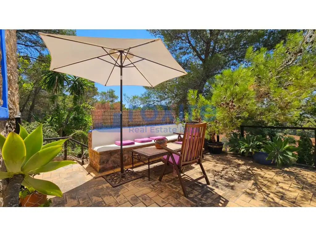 Jardí de Casa o xalet de lloguer en Sant Joan de Labritja amb Aire condicionat, Calefacció i Jardí privat