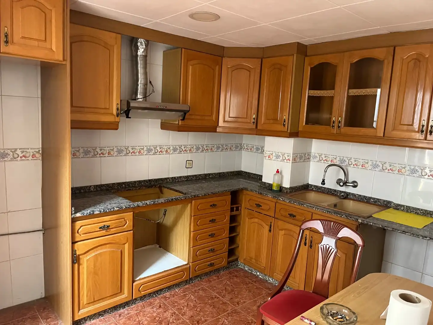 Cuina de Casa o xalet en venda en Sagunto / Sagunt amb Aire condicionat, Terrassa i Balcó