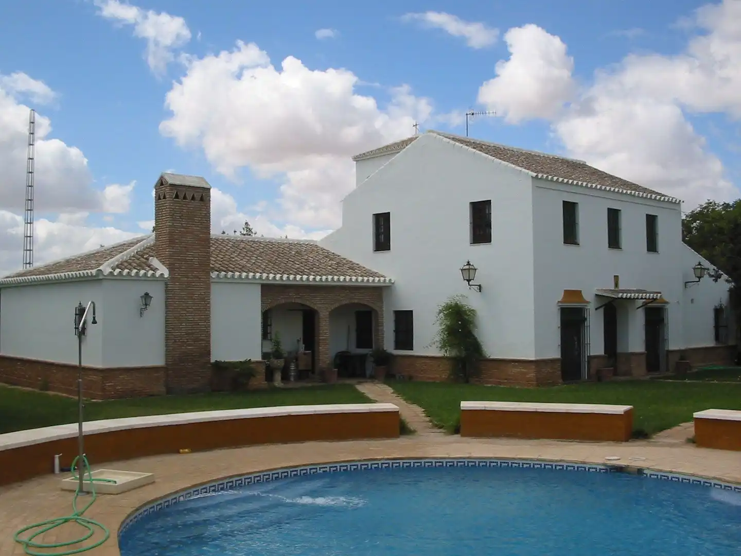 Exterior view of Country homes for sale in Marchena  with Terrace and Swimming Pool