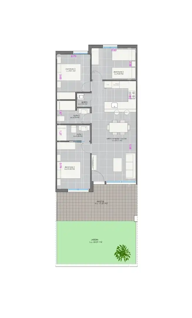 Maison avec terrasse à vendre à Pilar de la Horadada ciudad, imagen 2