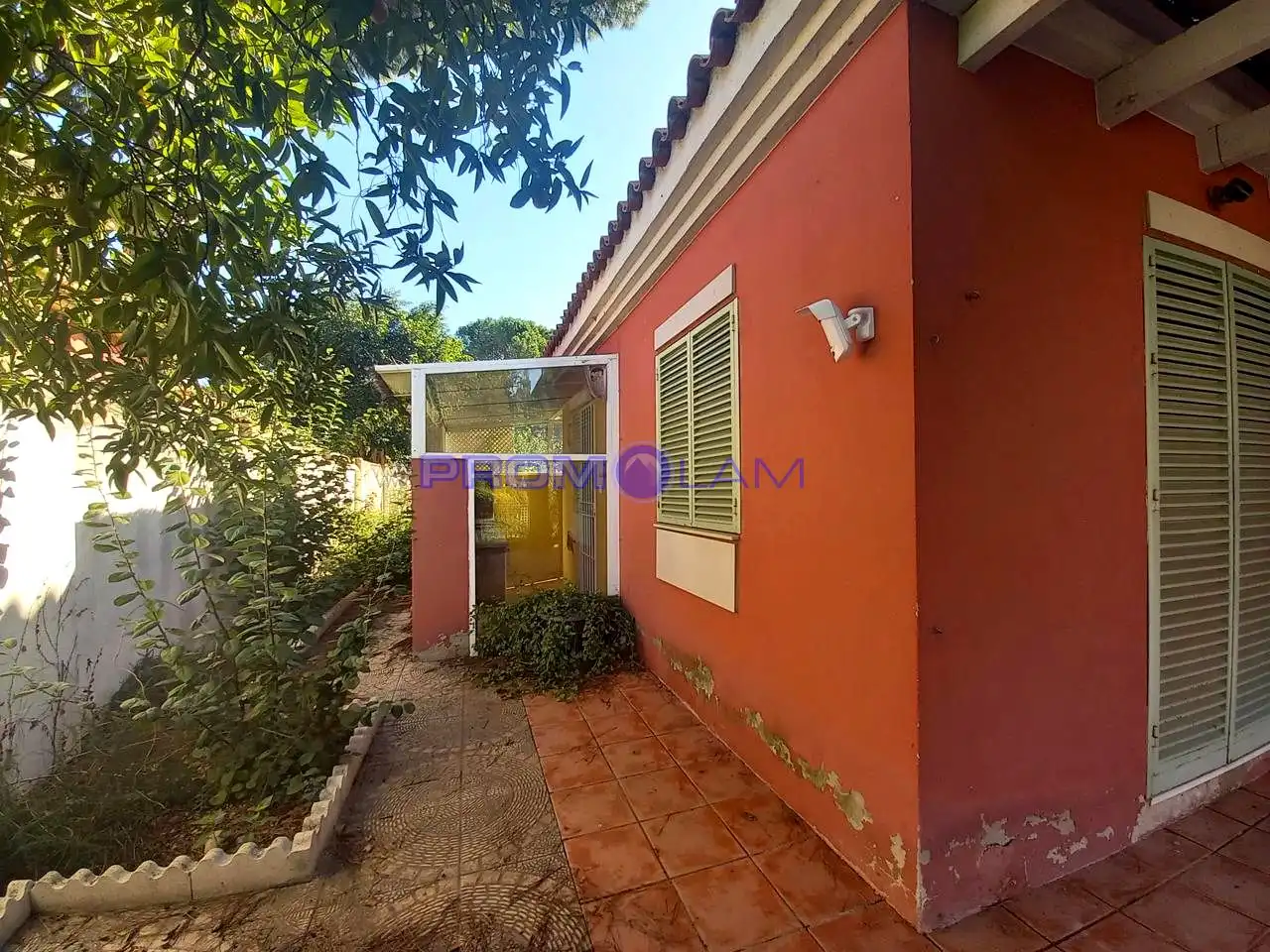Vista exterior de Casa o chalet en venta en Bollullos de la Mitación con Jardín privado y Piscina