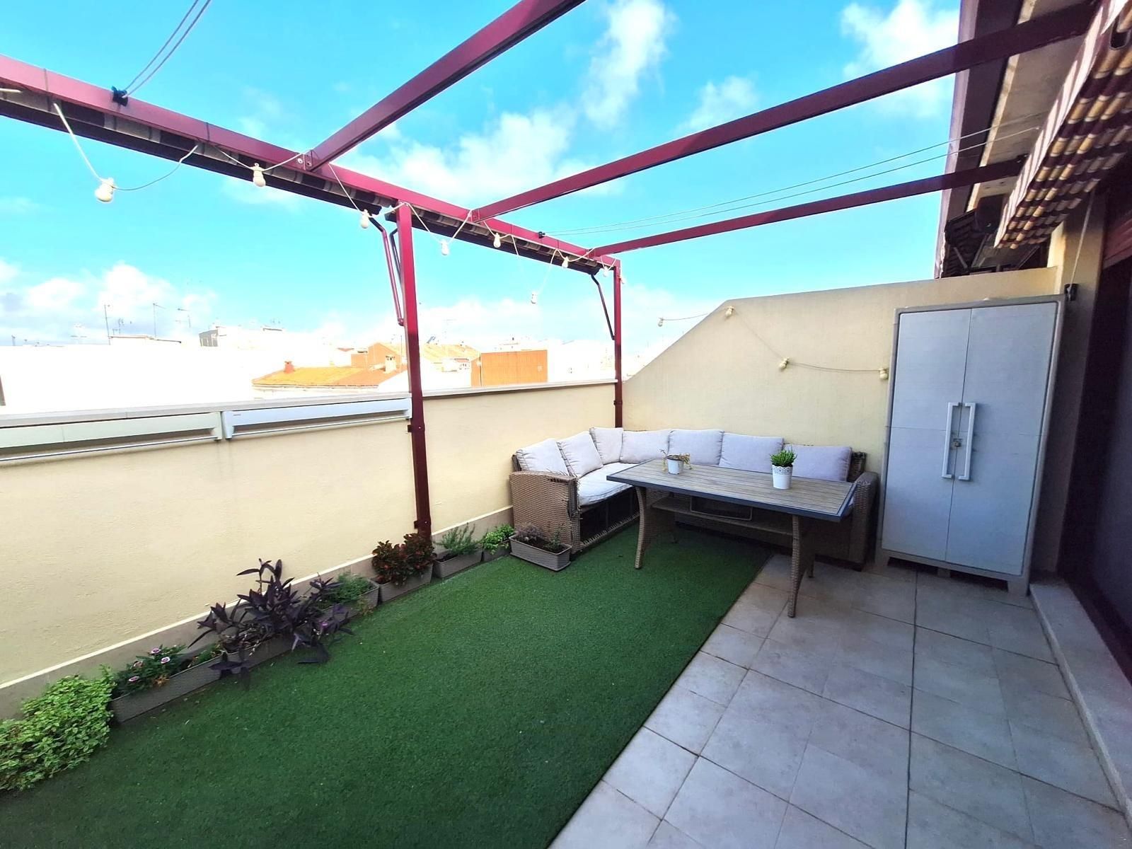 Terrace of Attic for sale in Alzira  with Air Conditioner, Parquet flooring and Balcony