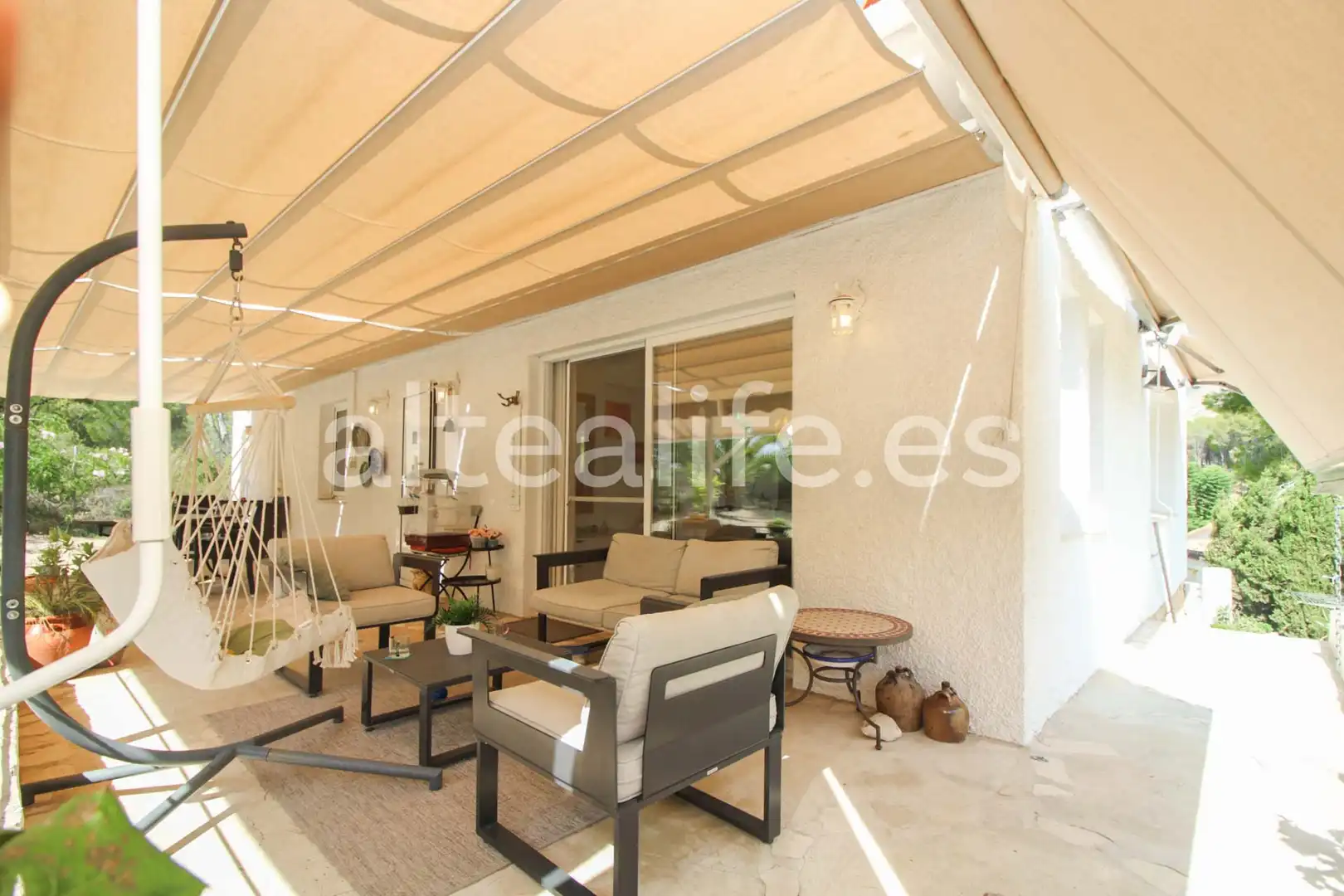 Terrassa de Casa o xalet en venda en Altea amb Aire condicionat, Jardí privat i Terrassa