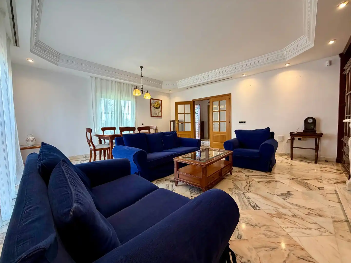 Living room of Detached homes for sale in Marbella  with Terrace and Balcony