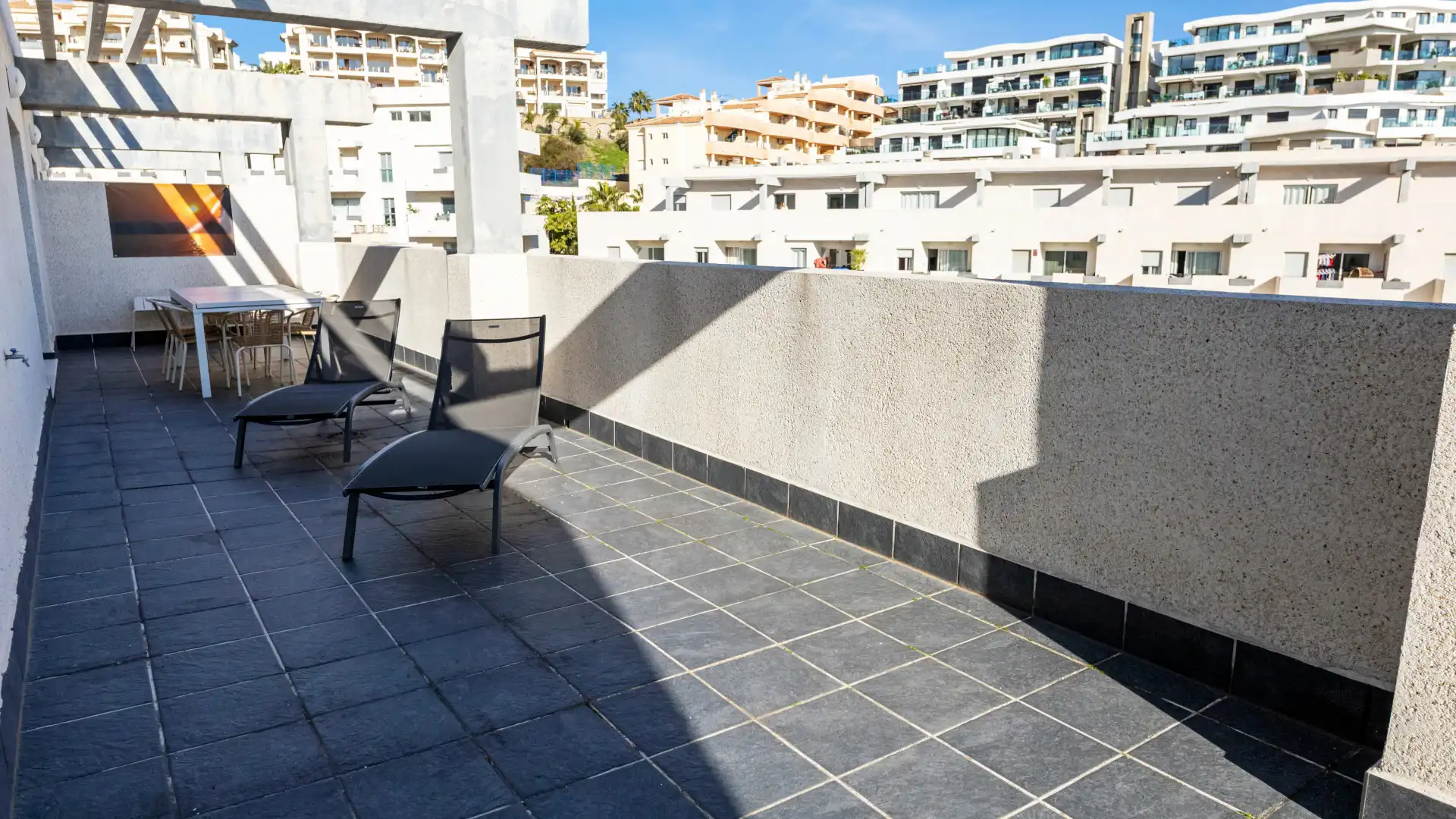 Terrasse von Dachboden zum Verkauf in Mijas mit Klimaanlage, Heizung und Terrasse