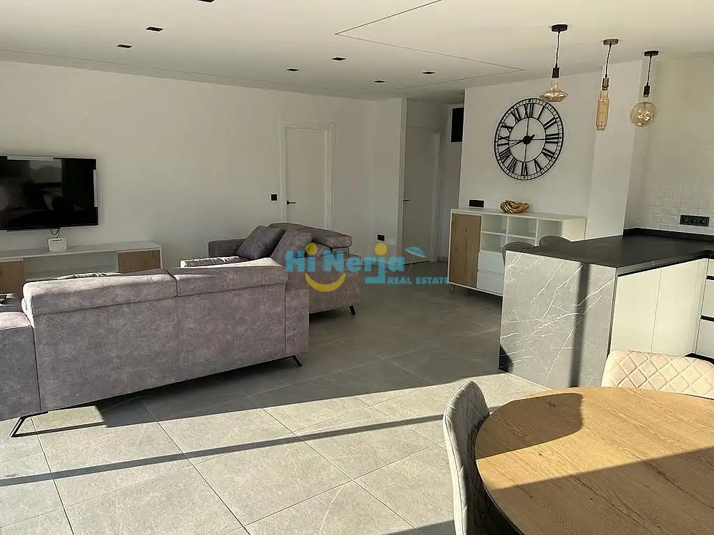 Living room of Houses for rent in Nerja  with Terrace, Swimming Pool and Furnished