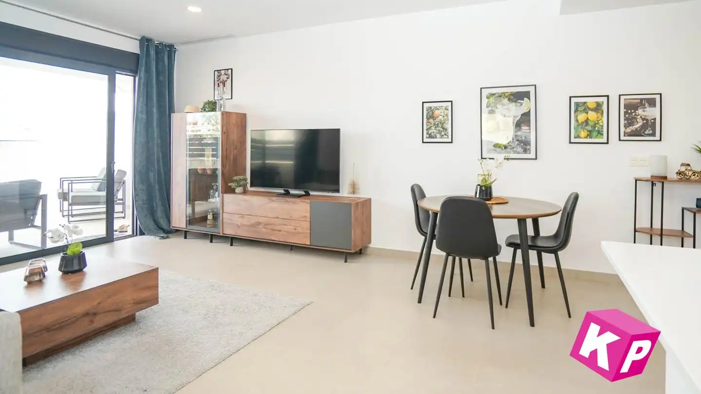 Sala de estar de Planta baja en venta en Santa Pola con Aire acondicionado, Calefacción y Terraza