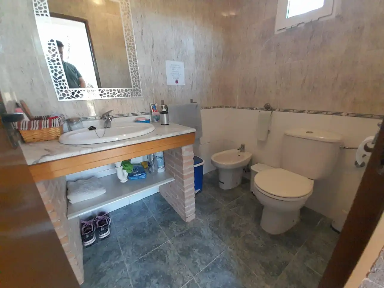 Baño de Finca rústica en venta en Almodóvar del Campo con Trastero, Piscina y Amueblado