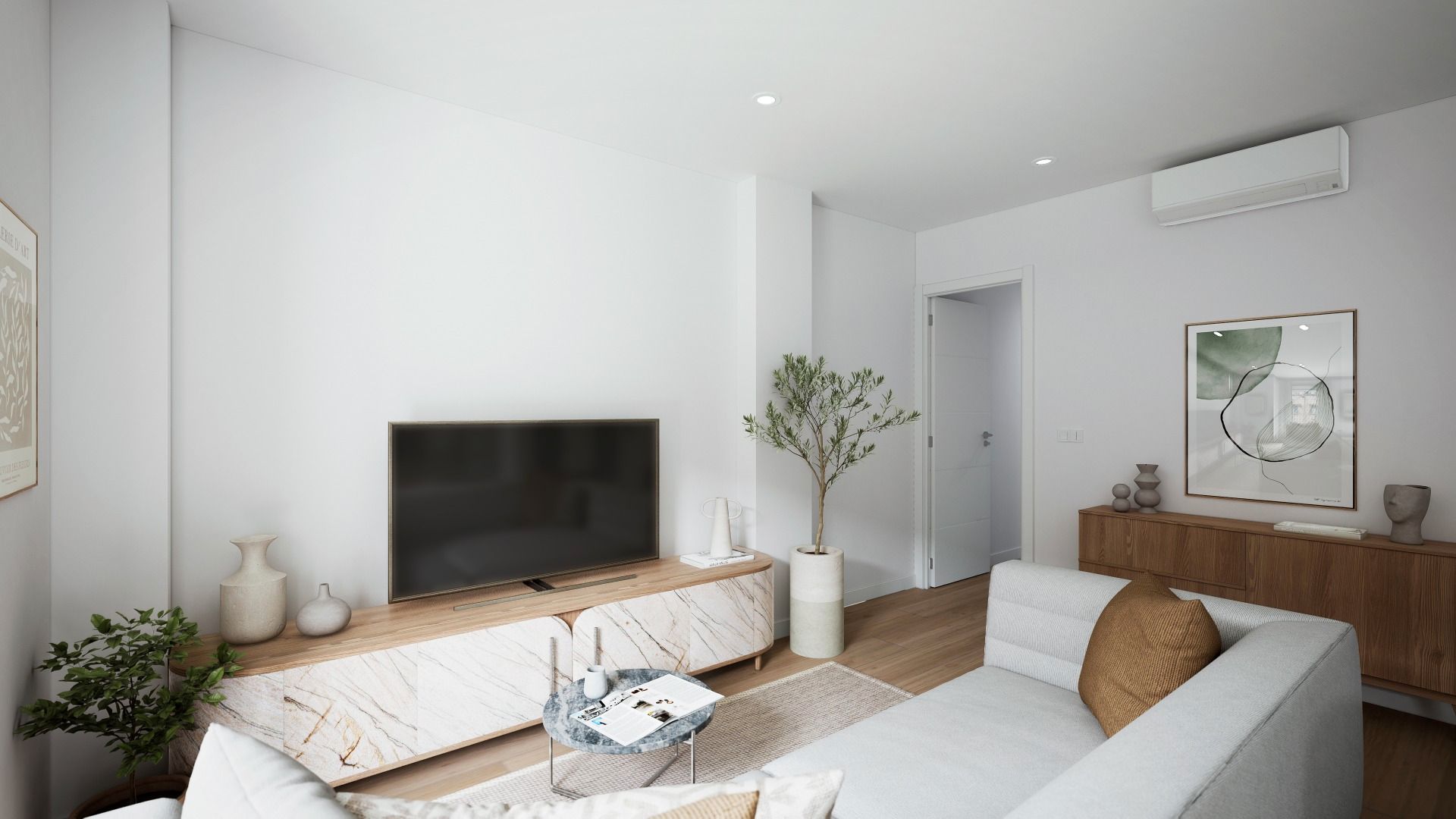 Living room of Flat for sale in  Sevilla Capital  with Terrace