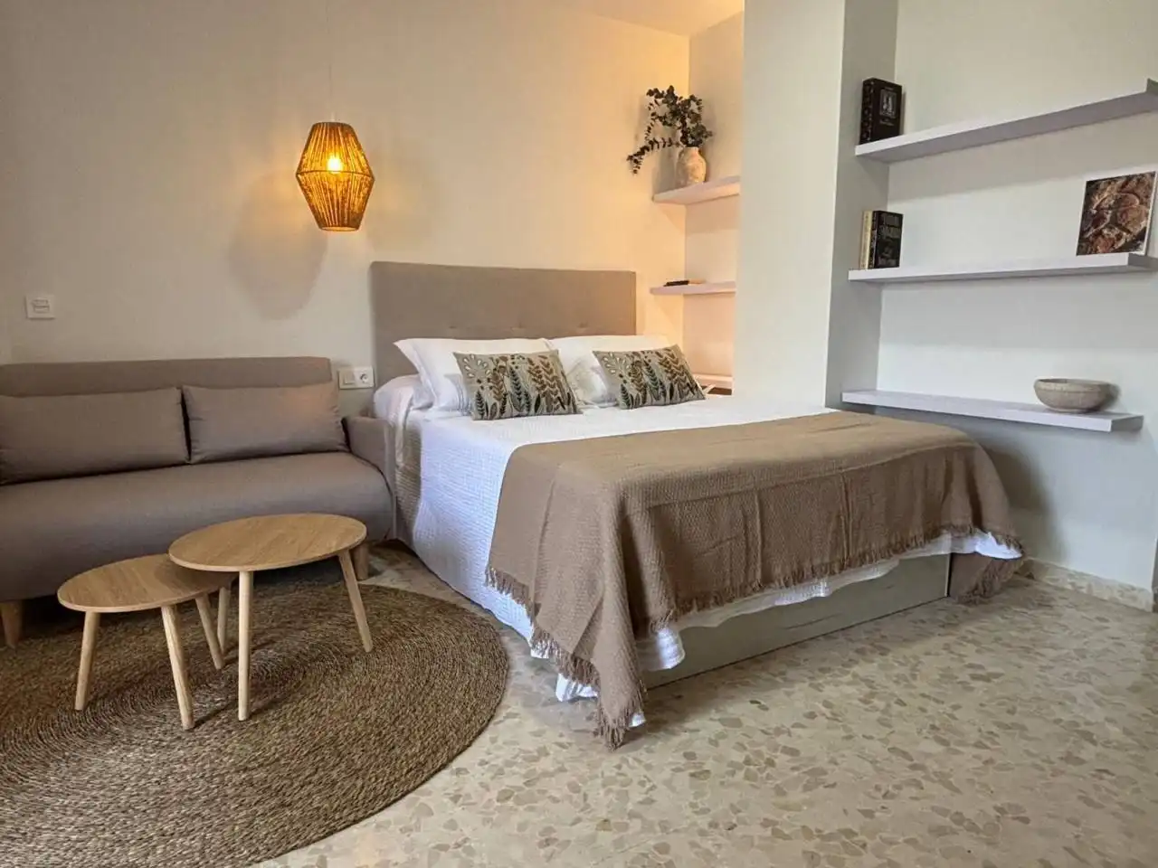 Bedroom of Study for rent in Roquetas de Mar  with Air Conditioner, Furnished and Balcony