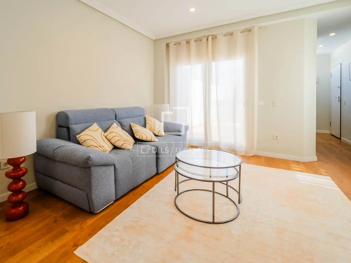Sala d'estar de Àtic de lloguer en Valencia amb Aire condicionat, Parquet i Terrassa
