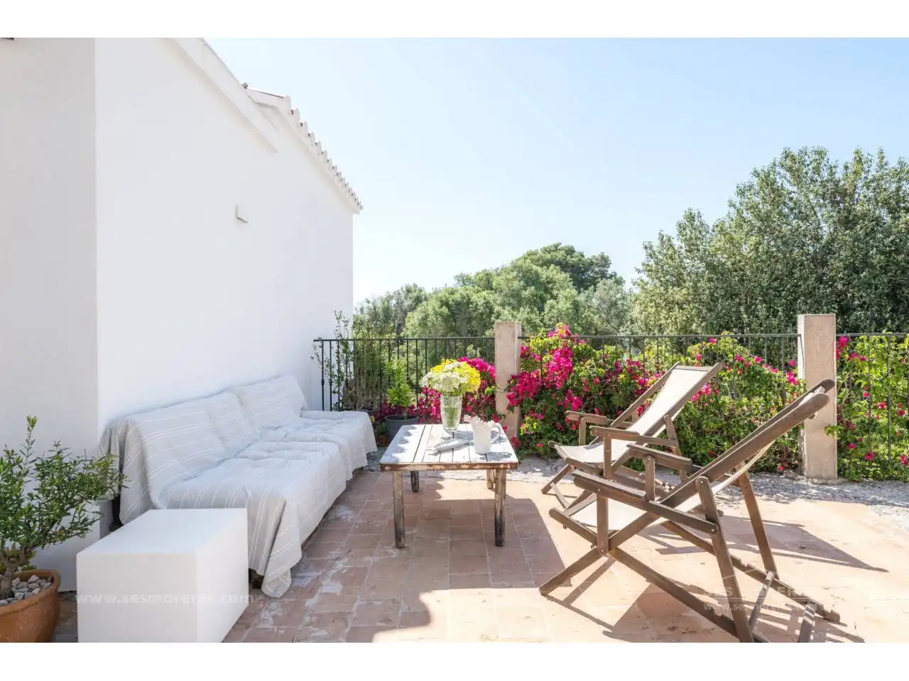 Terraza de Casa o chalet en venta en Es Castell con Calefacción, Jardín privado y Terraza