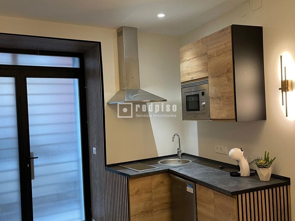 Kitchen of Apartment for sale in  Madrid Capital  with Air Conditioner, Heating and Furnished