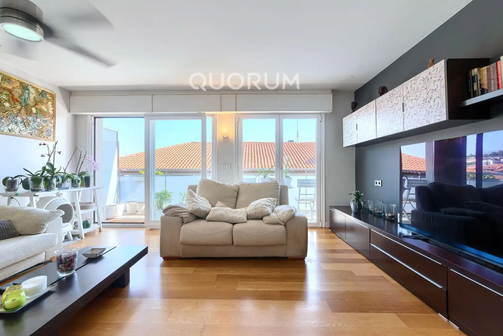 Sala de estar de Piso en venta en Arrigorriaga con Calefacción, Terraza y Trastero