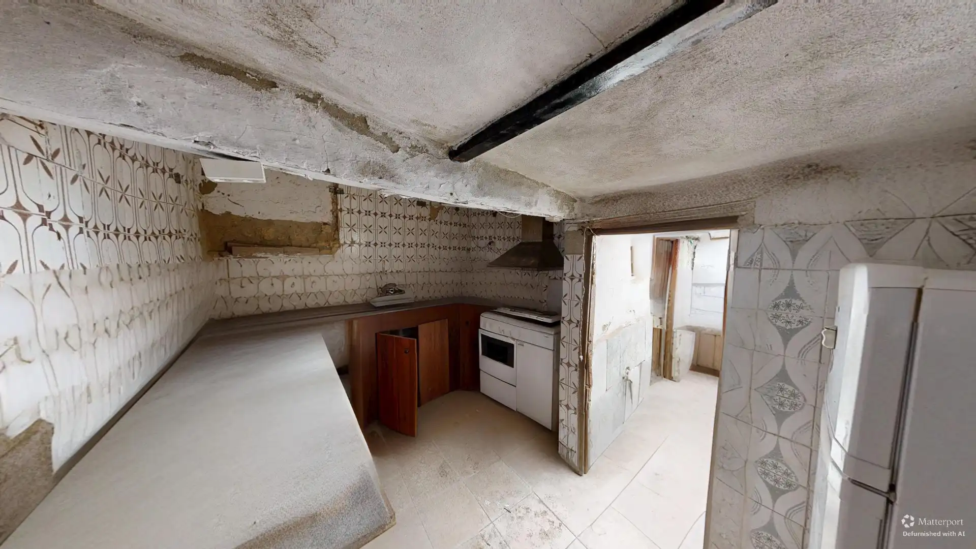 Cocina de Casa adosada en venta en Chinchilla de Monte-Aragón con Terraza y Amueblado