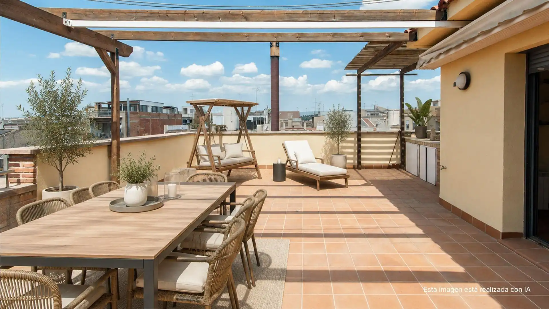 Terrassa de Dúplex en venda en Vilafranca del Penedès amb Aire condicionat, Calefacció i Jardí privat