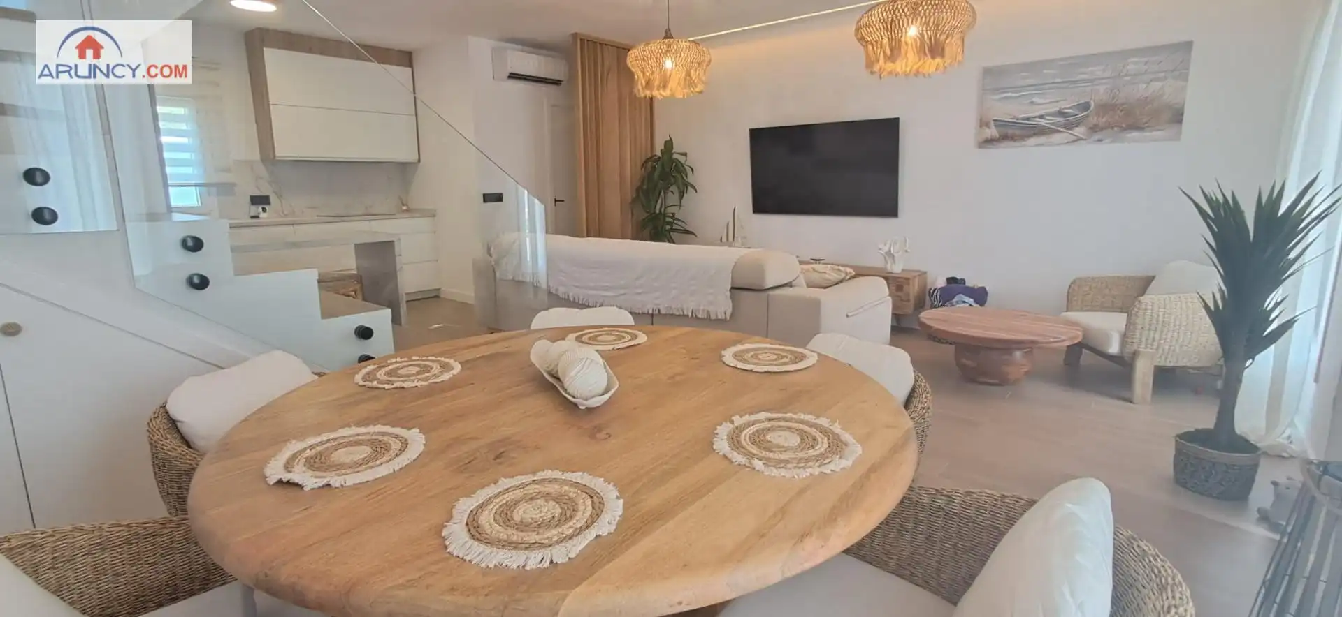 Sala de estar de Casa o chalet en venta en Islantilla con Aire acondicionado, Calefacción y Jardín privado