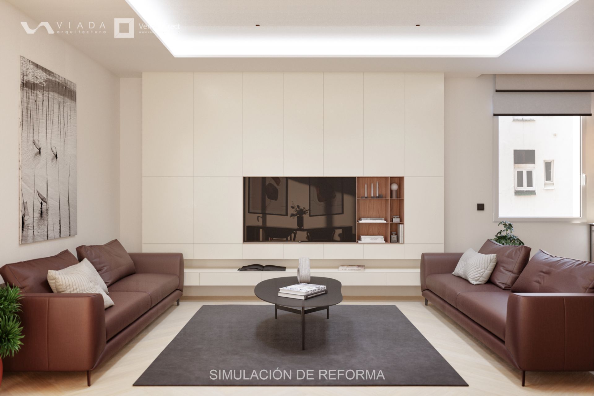 Sala d'estar de Pis de lloguer en  Madrid Capital amb Aire condicionat, Calefacció i Terrassa