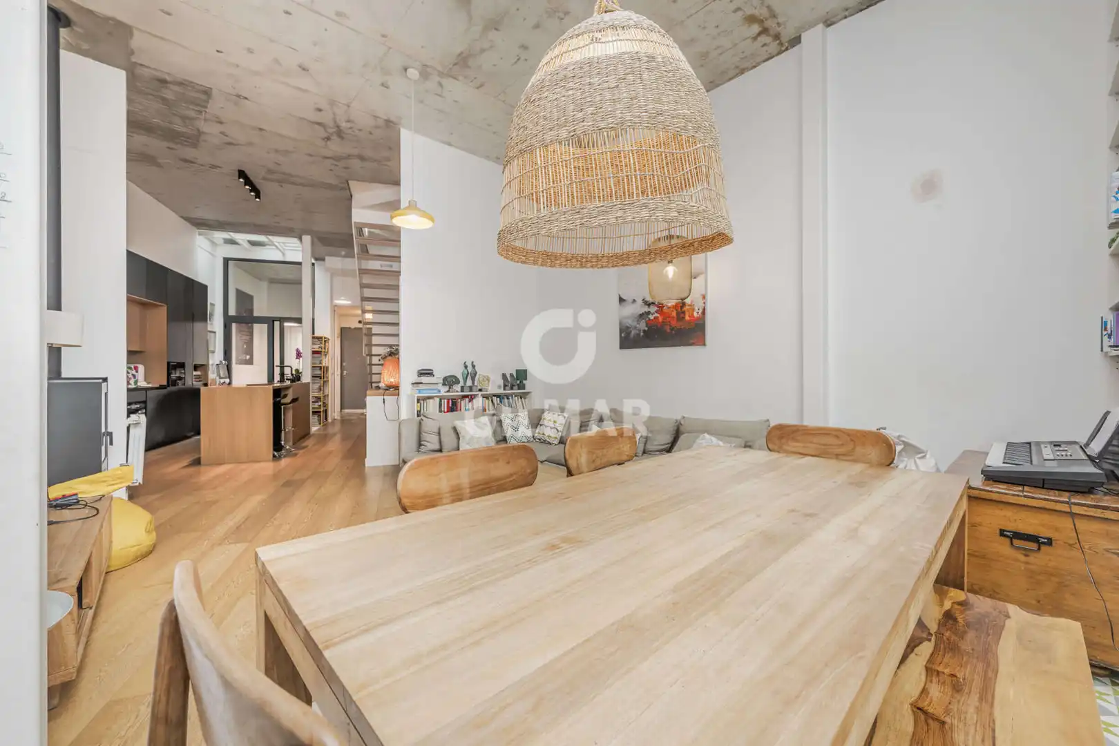 Comedor de Casa adosada en venta en Sevilla con Calefacción y Piscina