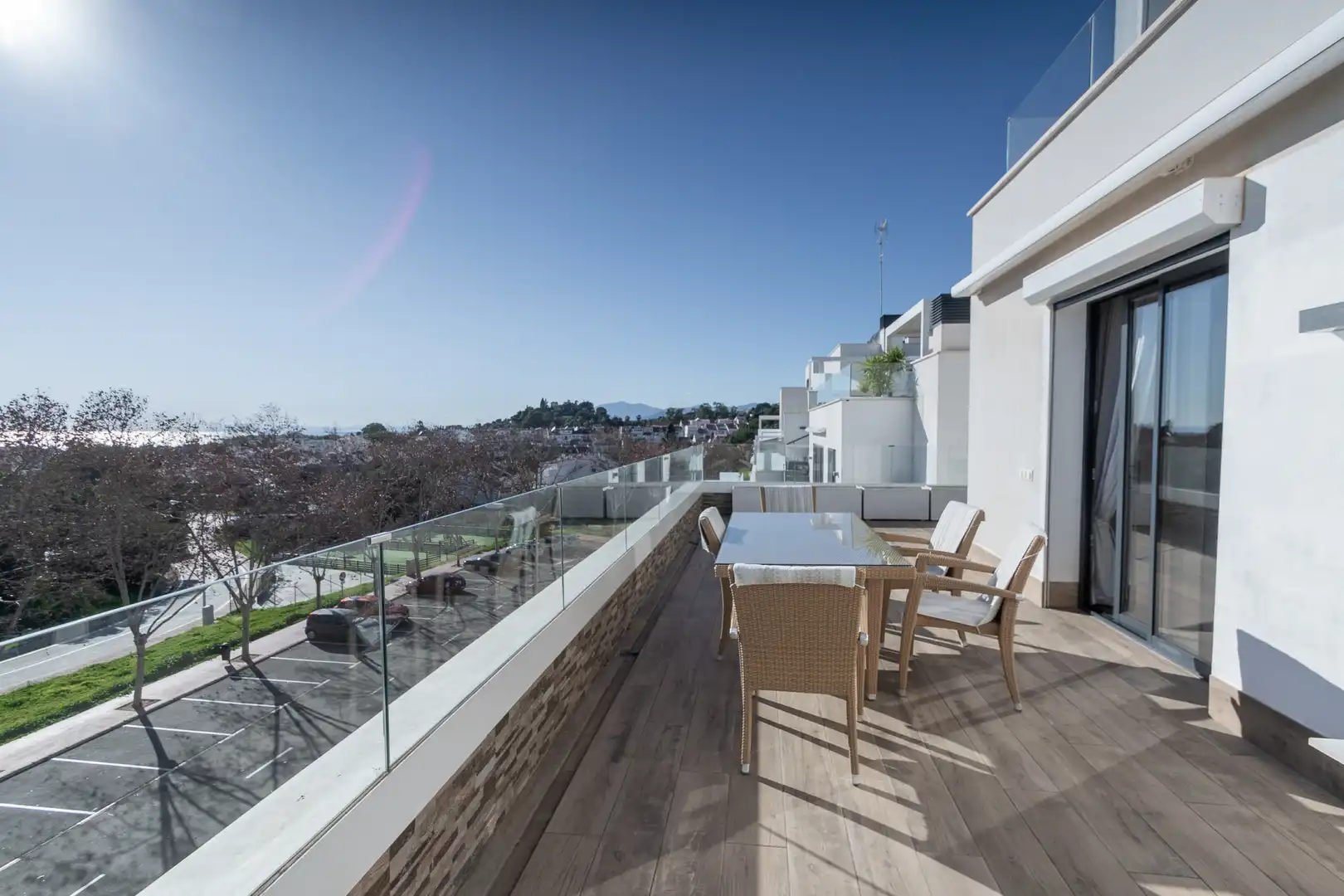Terrace of Attic for rent in Marbella  with Air Conditioner, Heating and Terrace
