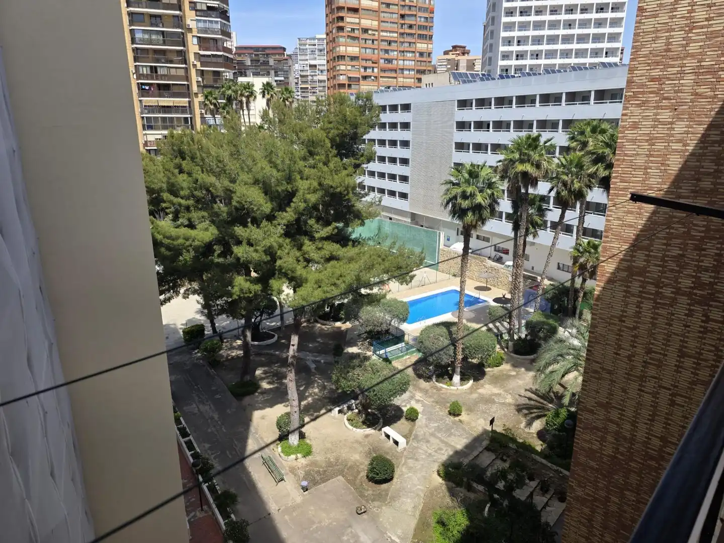 Swimming pool of Flat for sale in Benidorm  with Private garden, Furnished and Community pool