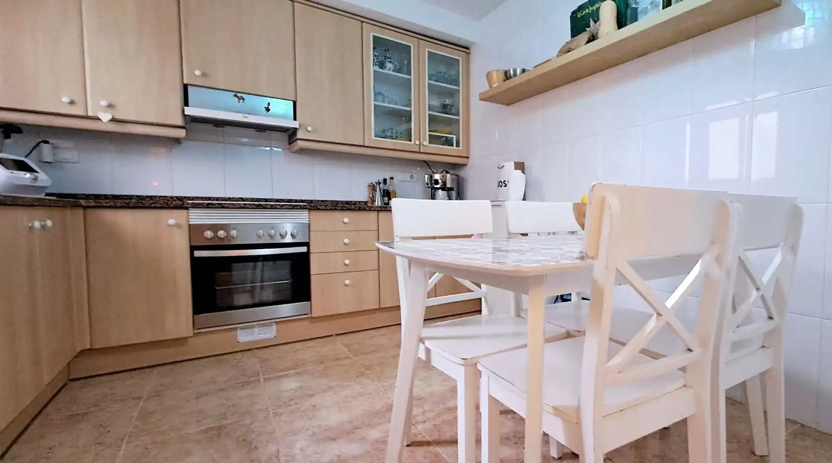 Cocina de Dúplex en venta en Malgrat de Mar con Aire acondicionado, Terraza y Amueblado