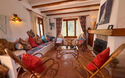 Living room of House or chalet for sale in Benitachell / El Poble Nou de Benitatxell  with Air Conditioner, Terrace and Swimming Pool