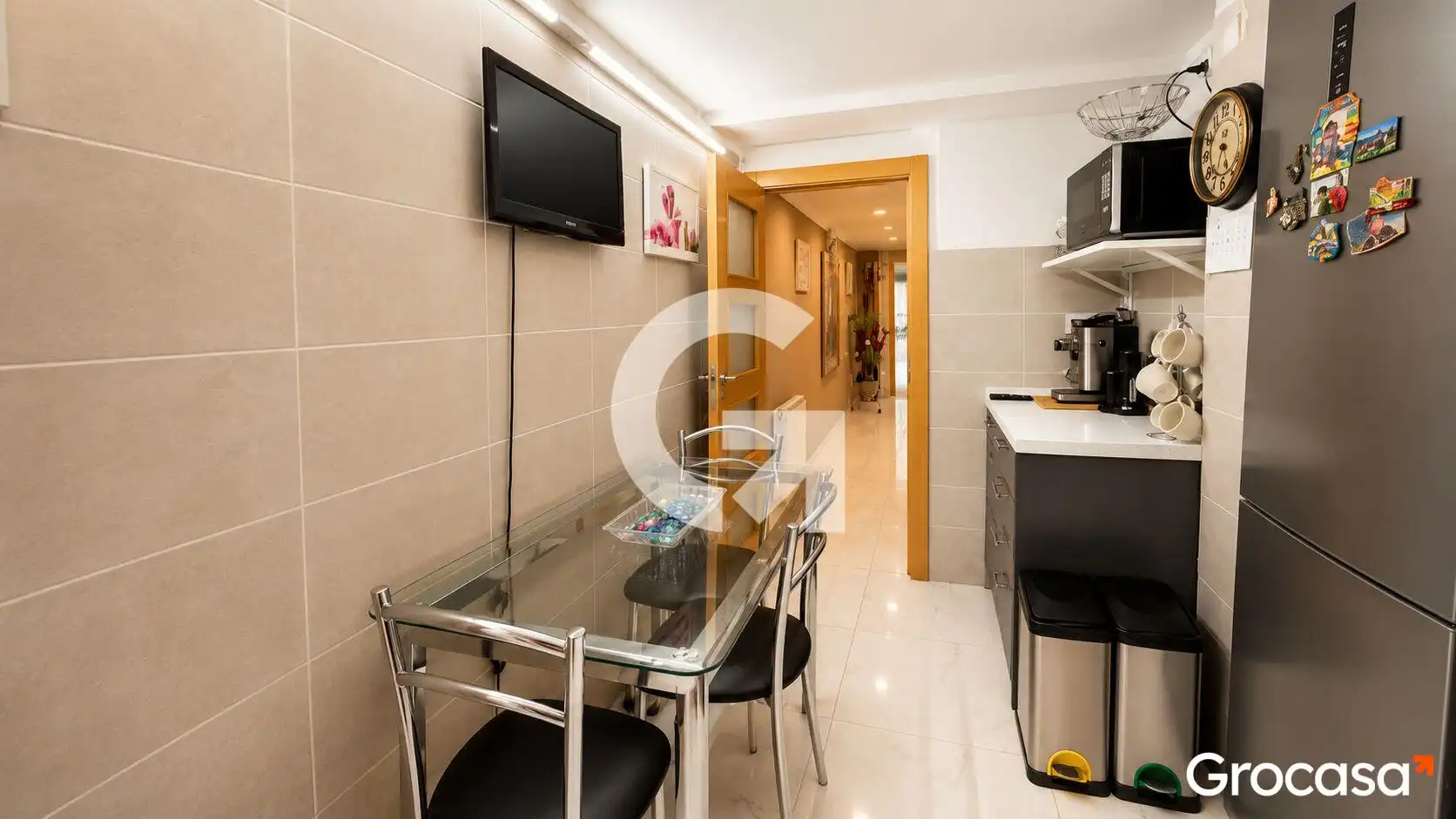 Kitchen of Flat for sale in Barcelona  with Air Conditioner and Heating